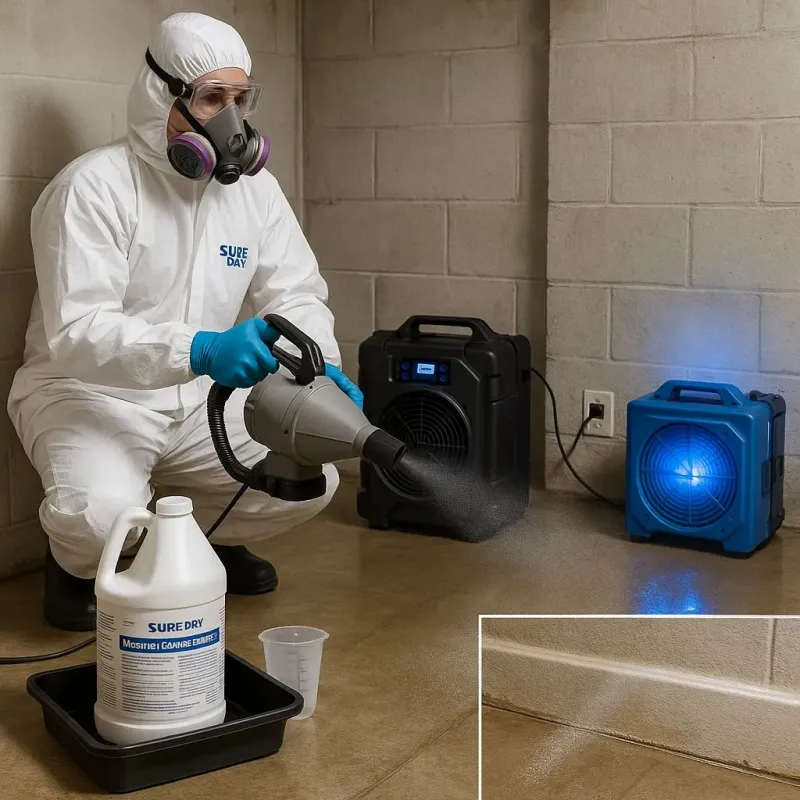Sanitization and Odor Removal process in Clayton, OH