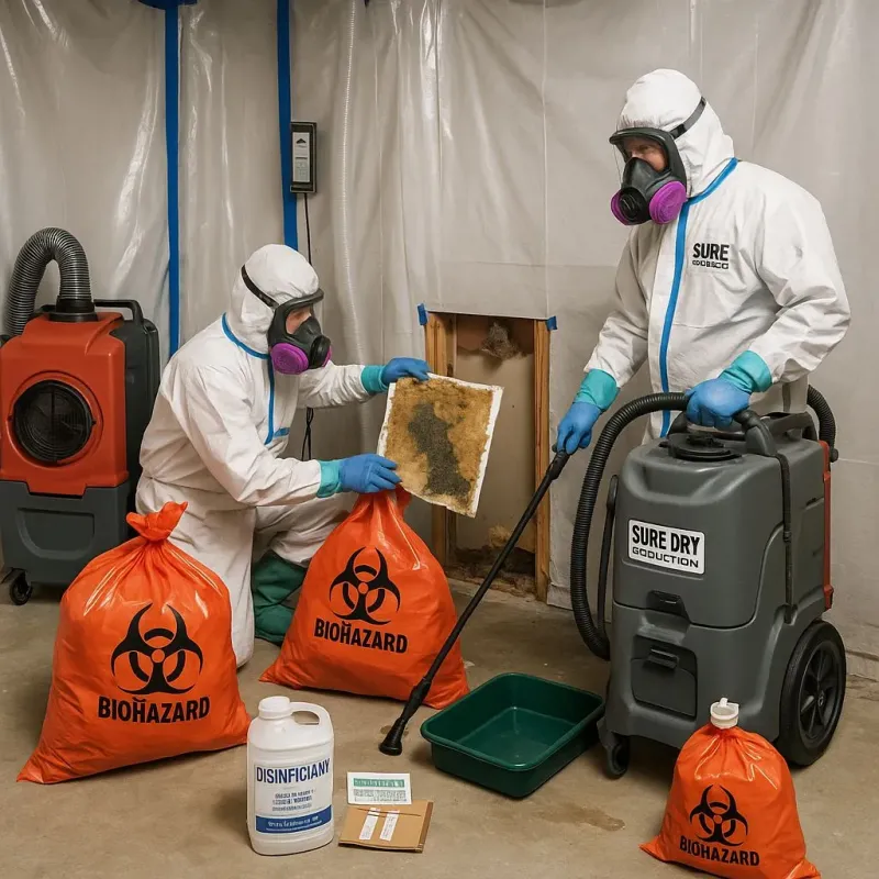 Contaminated Water Handling Protocols process in Clayton, OH
