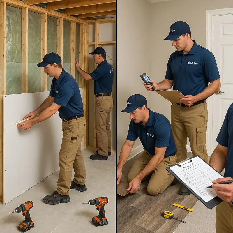 Repairs and Reconstruction process in Clayton, OH